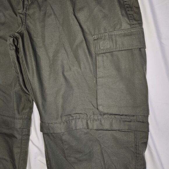 Boy Scouts of America Womens 18 Centennial Canvas Zip Off Uniform Pants Green - Picture 4 of 16